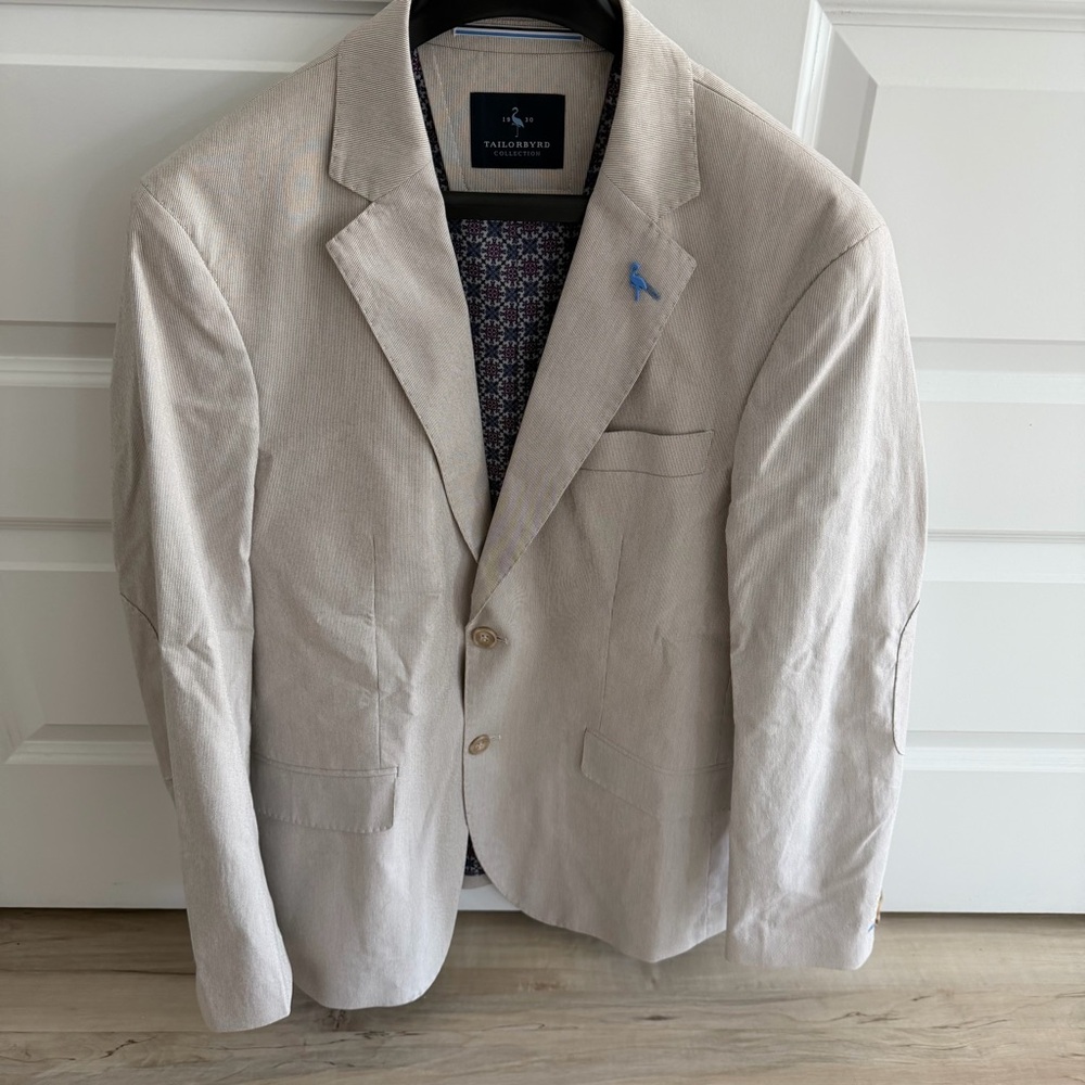 Pale Cream Blazer by Tailorbyrd